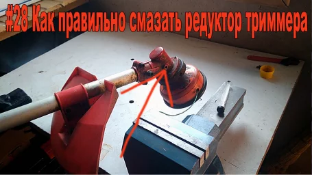 Как правильно смазать редуктор бензинового триммера Как правильно смазать редуктор бензинового триммера